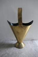 Vintage Mécap Brass Umbrella Stand