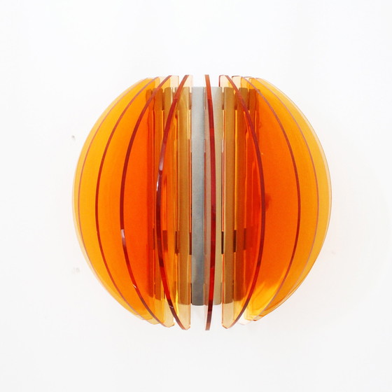 Image 1 of Orange Acryl Wall Lamp