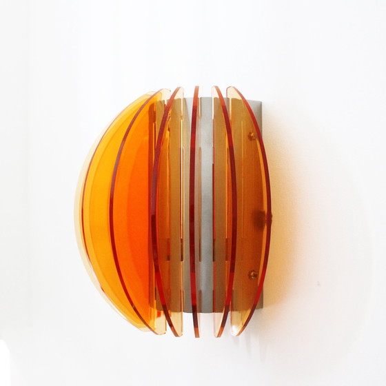 Image 1 of Orange Acryl Wall Lamp