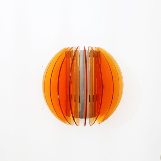 Image 1 of Orange Acryl Wall Lamp