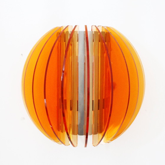 Image 1 of Orange Acryl Wall Lamp