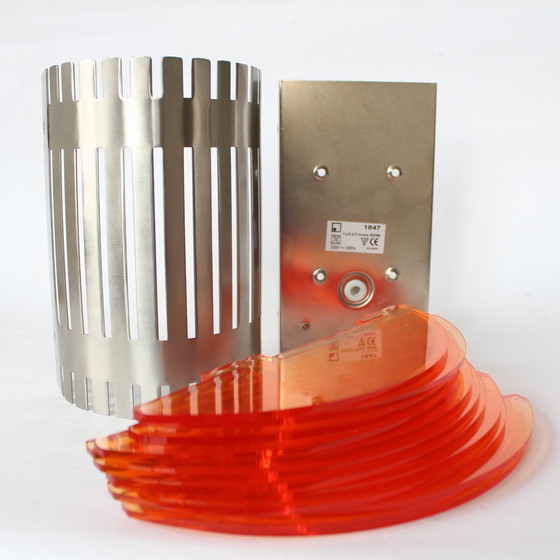 Image 1 of Orange Acryl Wall Lamp