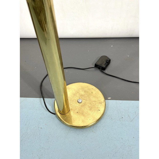 Image 1 of Vintage brass tube floor lamp, Italy 1970