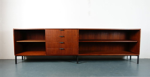 2 x  DHS-20 sideboard teak herbert hirche holzäpfel KG 50er jahre