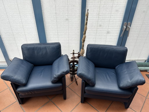 2x Team by Wellis armchair leather fauteuil