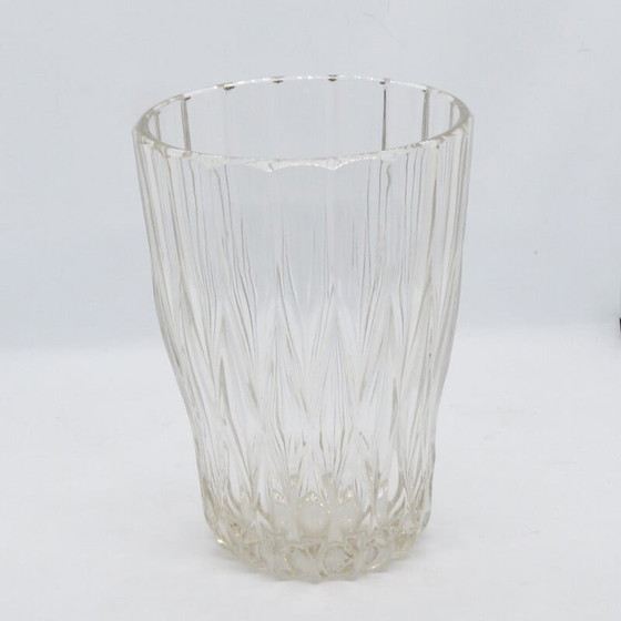 Image 1 of Vintage glass vase by Jiří Řepásek for Poděbrady, Czechoslovakia 1960s