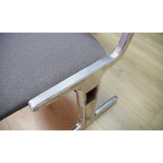 Image 1 of Grey aluminium bench, Danish design, 1960s, production: Denmark