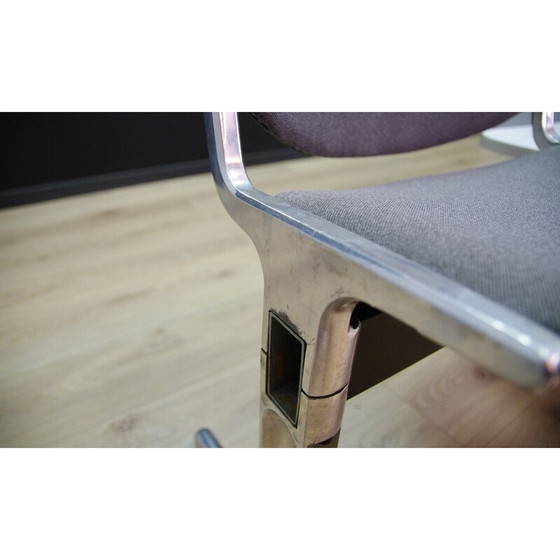 Image 1 of Grey aluminium bench, Danish design, 1960s, production: Denmark