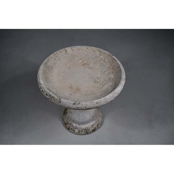 Image 1 of Vintage bird bath in composite stone, 1940s