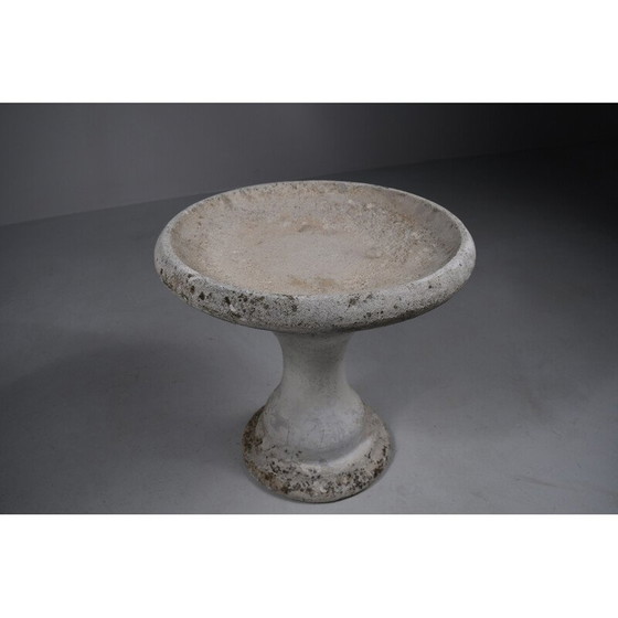 Image 1 of Vintage bird bath in composite stone, 1940s