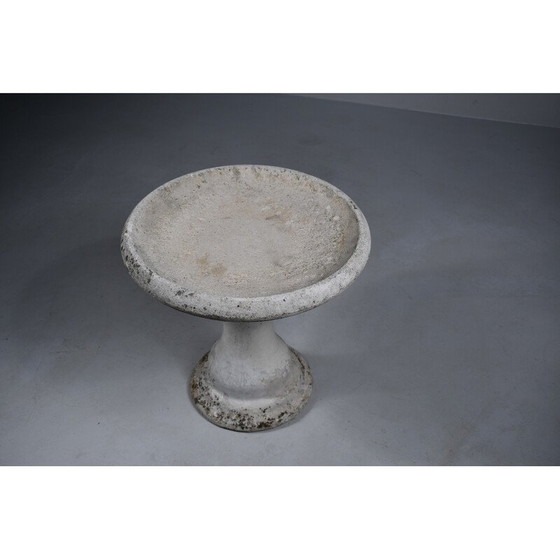 Image 1 of Vintage bird bath in composite stone, 1940s