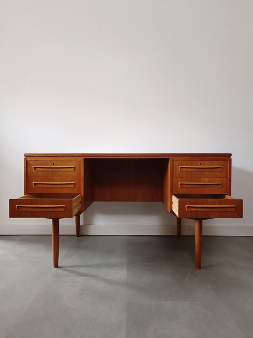 Vintage Danish Freestanding Desk By J. Svenstrup