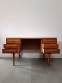 Vintage Danish Freestanding Desk By J. Svenstrup