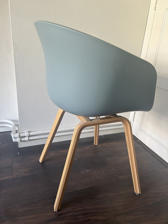 Image 1 of HAY AAC Eco Chair Bois Turquoise