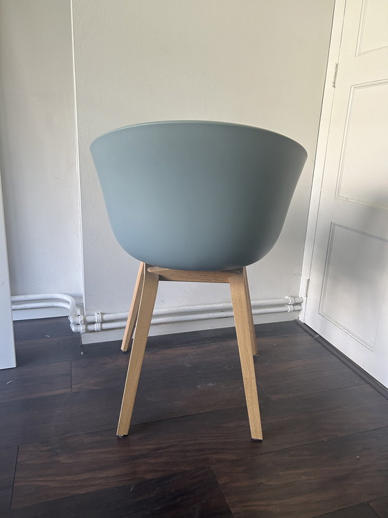 Image 1 of HAY AAC Eco Chair Bois Turquoise