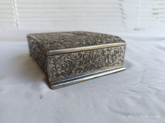 Image 1 of Jewelry Box - Plated Bronze France - Art Nouveau - 1920-1930