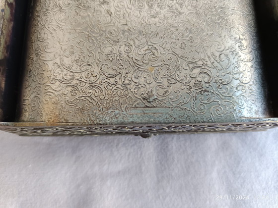 Image 1 of Jewelry Box - Plated Bronze France - Art Nouveau - 1920-1930