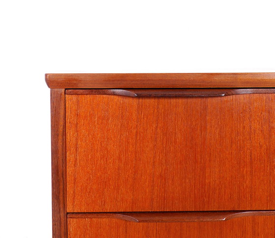 Image 1 of Danish design high chest of drawers in teak, 1960s