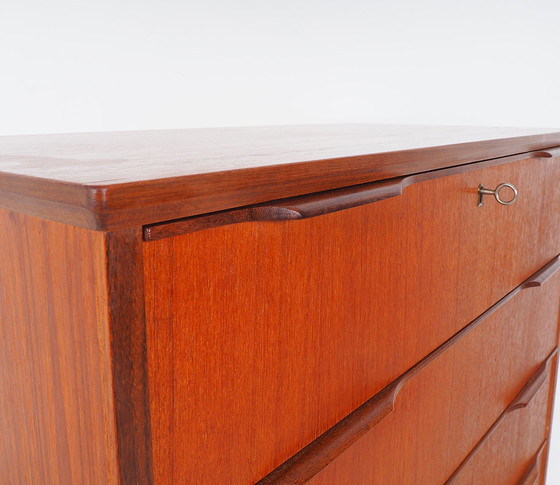 Image 1 of Danish design high chest of drawers in teak, 1960s