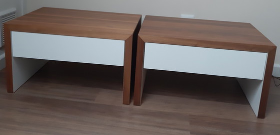 Image 1 of 2x Hülsta bedside tables