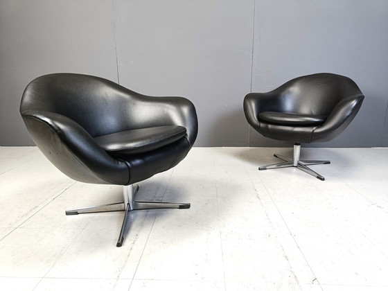 Image 1 of Mid Century Club  Chairs, 1960S