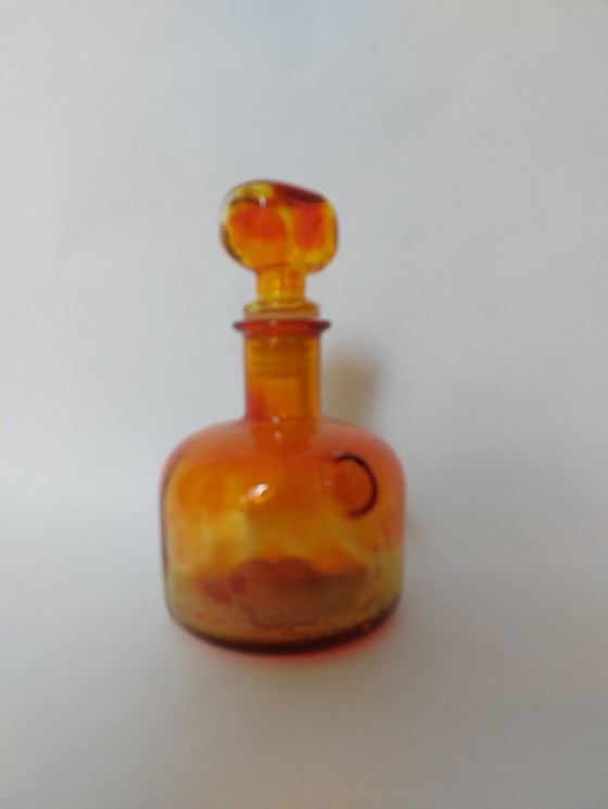 Image 1 of Empoli glass decanter- Italy 1970