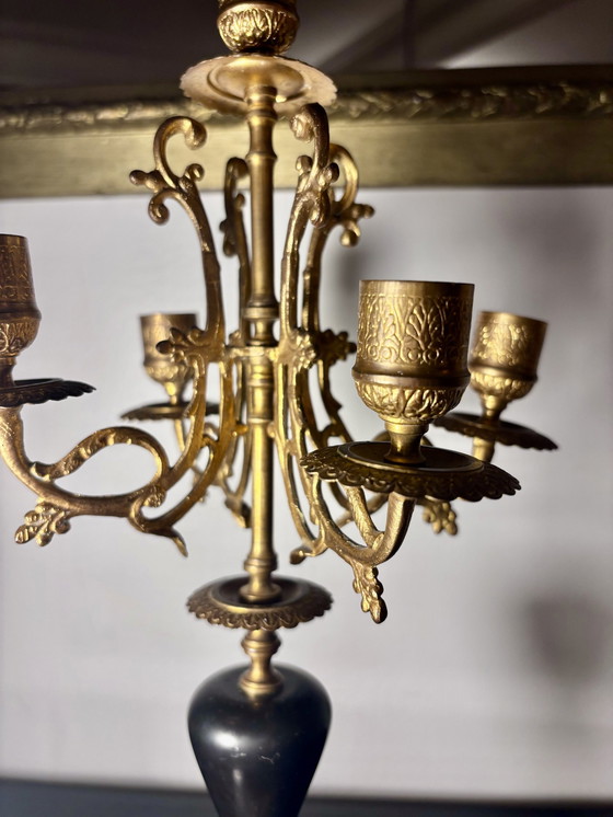 Image 1 of Candelabro Napoleón Iii Mármol 