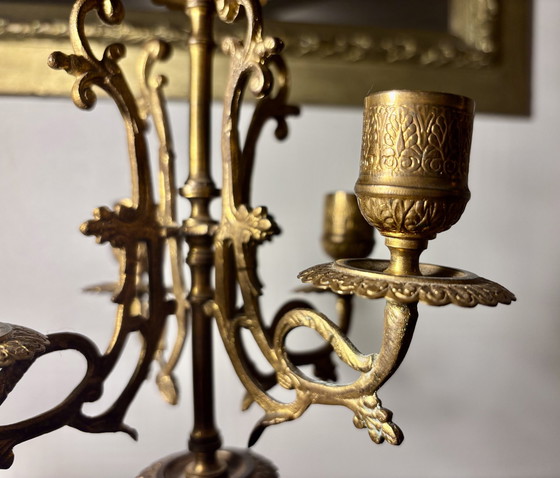 Image 1 of Candelabro Napoleón Iii Mármol 