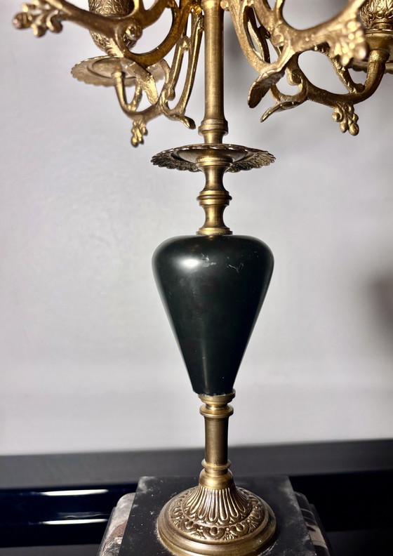 Image 1 of Candelabro Napoleón Iii Mármol 