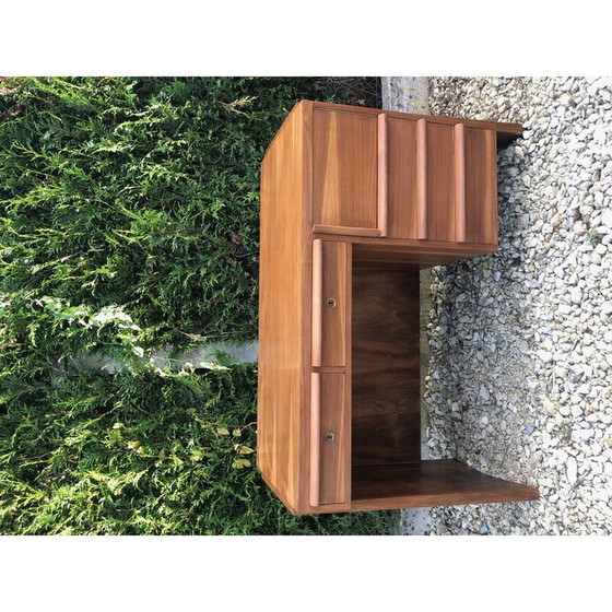 Image 1 of Vintage modernist teak desk, 1950