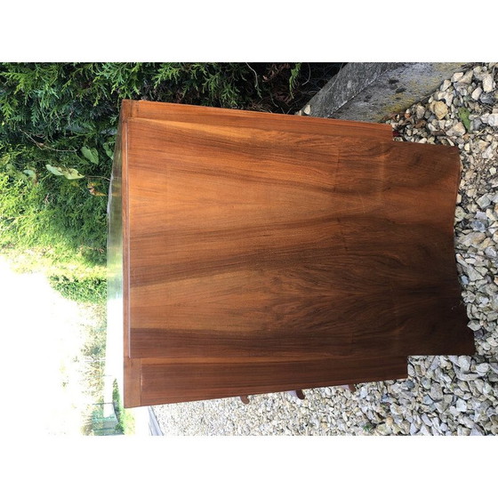 Image 1 of Vintage modernist teak desk, 1950