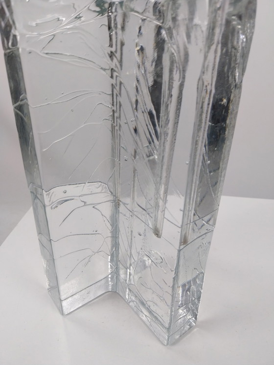 Image 1 of 1x Glass Vase For 2 Flowers