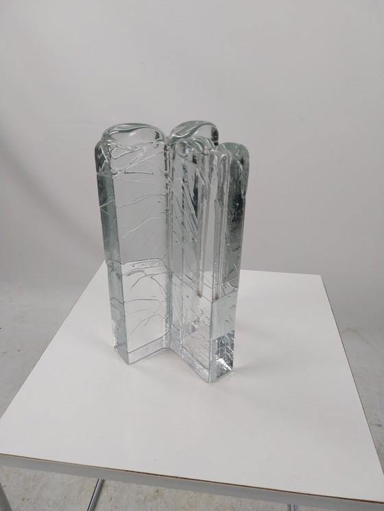 Image 1 of 1x Glass Vase For 2 Flowers