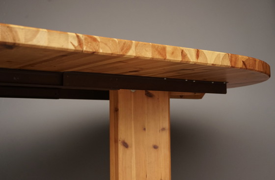 Image 1 of Table de salle à manger extensible en pin danois, 1970