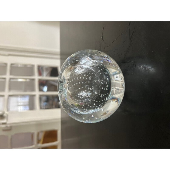 Image 1 of Vintage bubble-crystal soliflore, 1960