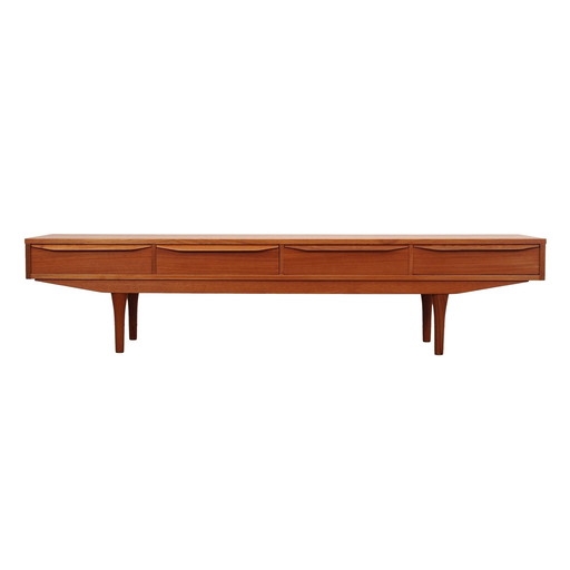 Teak Lowboard, Danish Design, 1970S, Production: Denmark