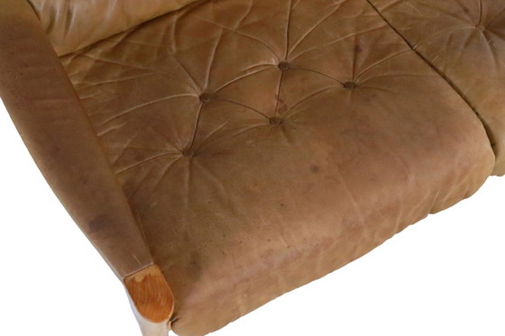 Image 1 of Divano Zehbitz in pelle cognac vintage