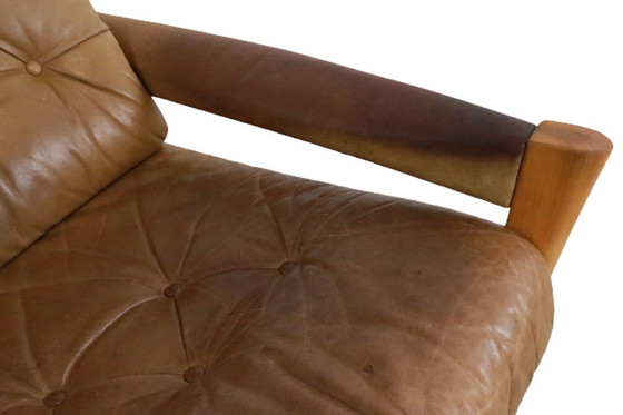 Image 1 of Divano Zehbitz in pelle cognac vintage