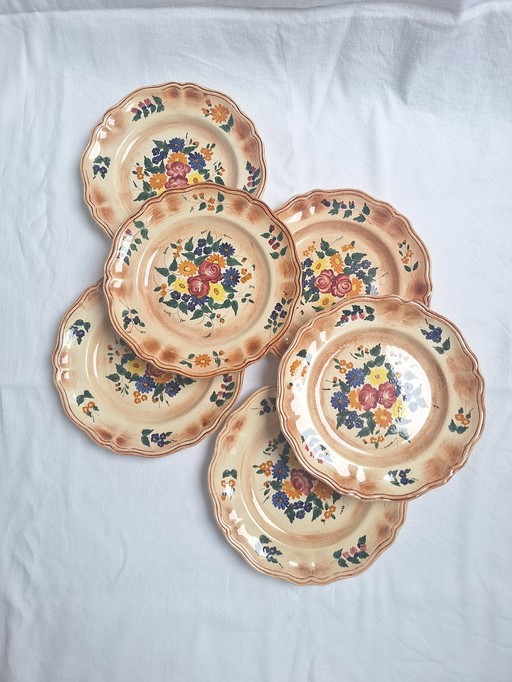 6x Longchamp Assiettes plate