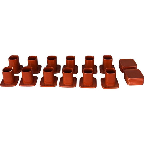 Image 1 of Vintage tea or coffee set by Franco Pozzi, 1980
