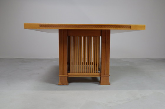 Image 1 of Husser 615 Dining Table By Frank Lloyd Wright Produced By Cassina