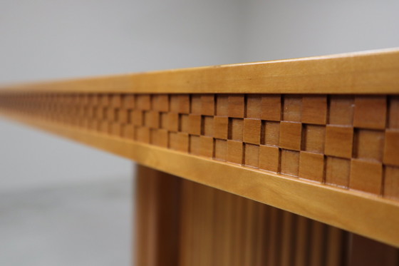 Image 1 of Husser 615 Dining Table By Frank Lloyd Wright Produced By Cassina