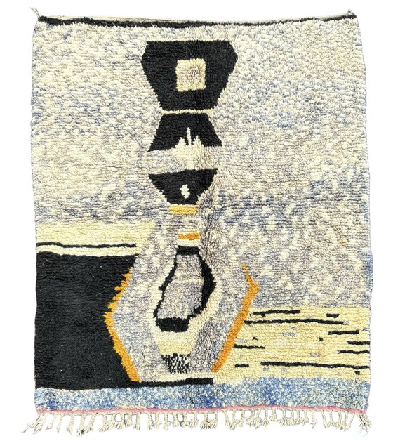 Image 1 of "Messad" - Contemporary Moroccan Wool Rug - 150x200 cm