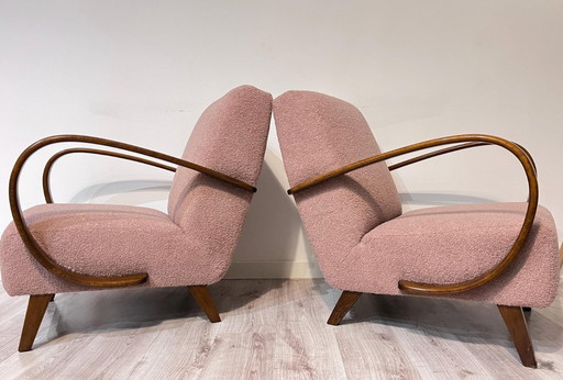 Pair of Armchairs by Jindřich Halabala