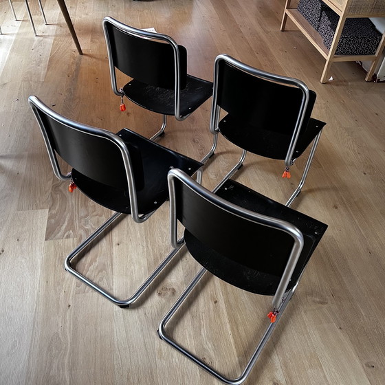 Image 1 of 4x Gispen Design Chairs refurbishment