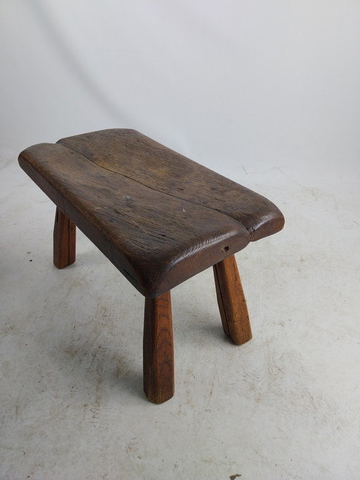 1 X Brutalist Side Table Or Bench 1970'S