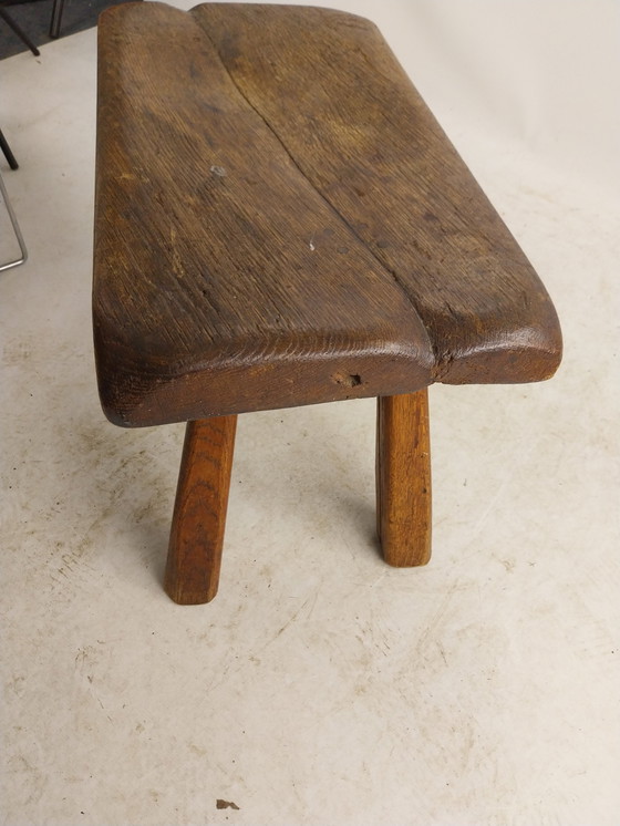 Image 1 of 1 X Brutalist Side Table Or Bench 1970'S