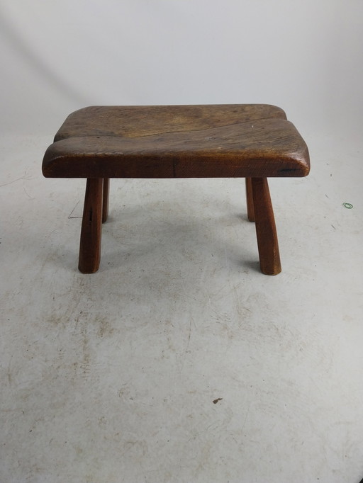 1 X Brutalist Side Table Or Bench 1970'S