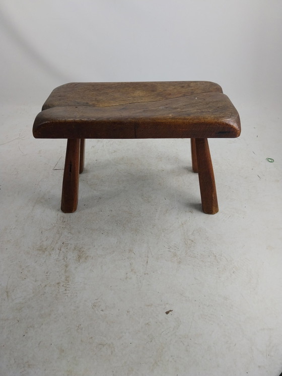 Image 1 of 1 X Brutalist Side Table Or Bench 1970'S