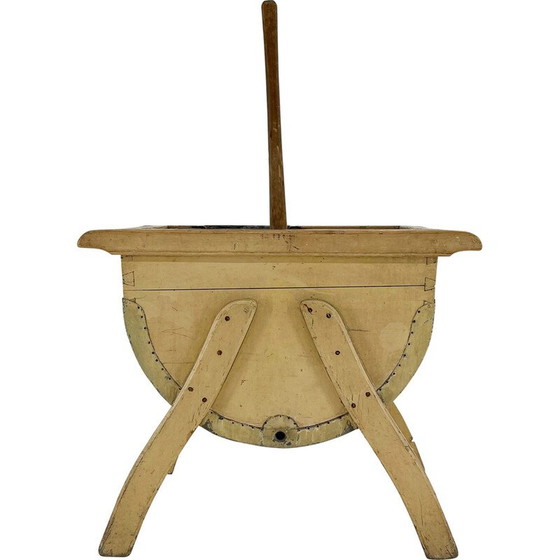 Image 1 of Vintage wooden washing mashine, 1900s